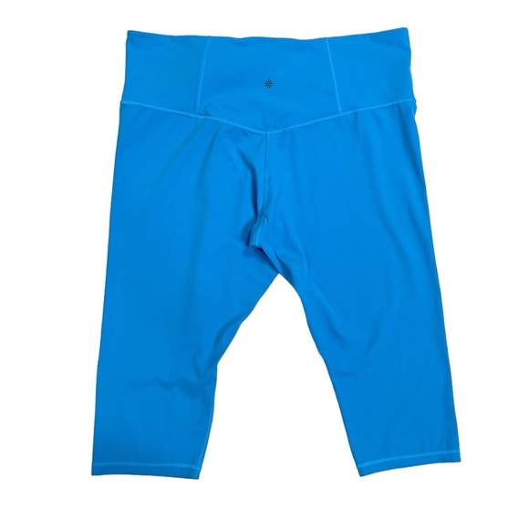 Athleta Ultra High Rise Elation Capri size 3X in Santorini Blue - Picture 6 of 7